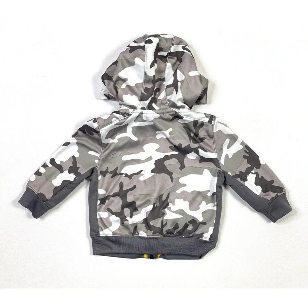 Nike Kids Gray Camo Hoodie - Picture 3 of 11